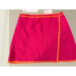House of Harlow 1960 Pink & Orange Colorblock Knit Skirt – Size M
